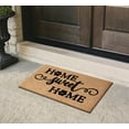 thumbnail image 3 of A1HC Natural Coir Flocked Doormat, Home Sweet Home Black , 24"x36", Durable Outdoor Welcome Mat, Non-Slip, Pet Friendly, Fade Resistant, 3 of 9
