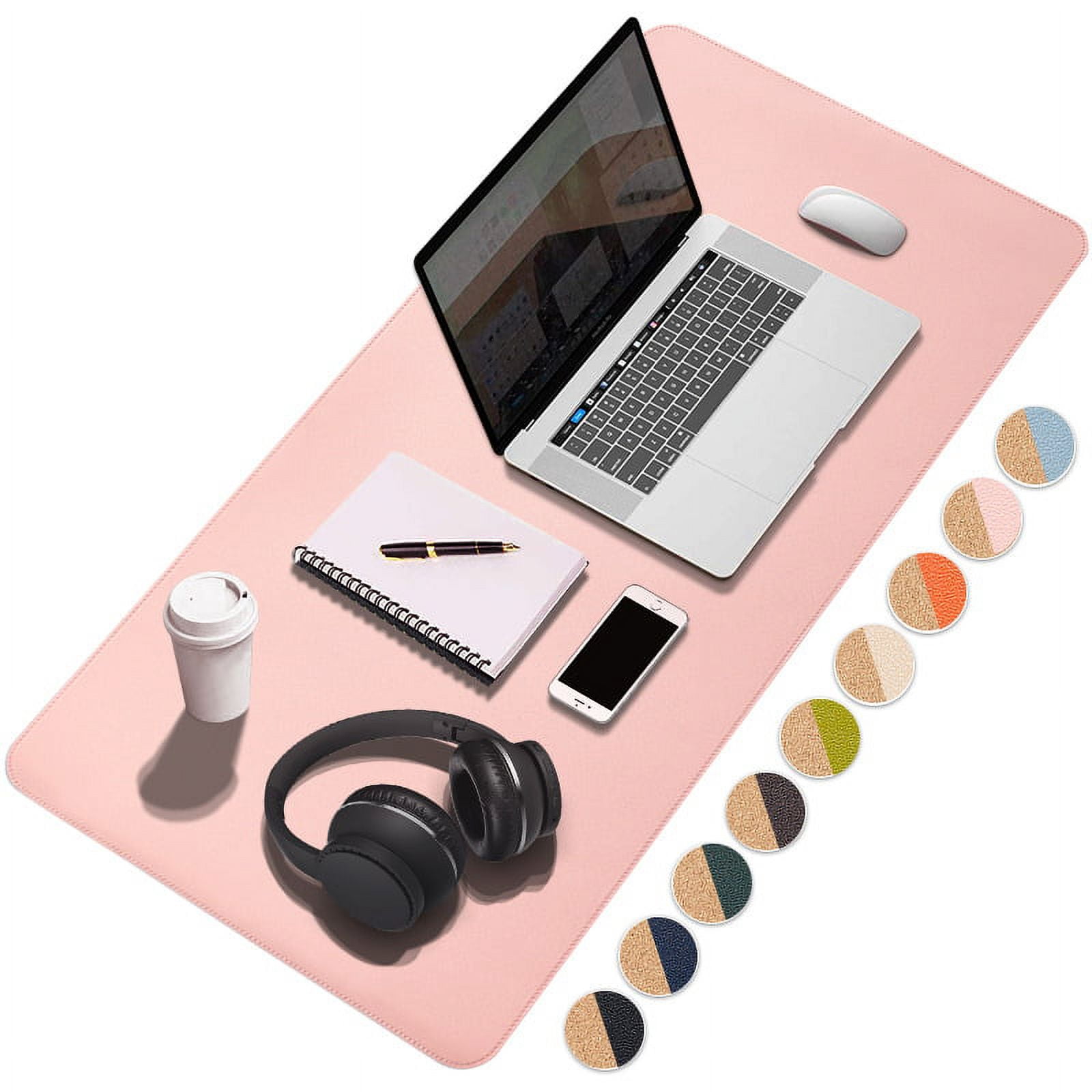 Desk Pad, 23.6 X11.8 in Extended Gaming Mouse Pad, Desk Keyboard Mat