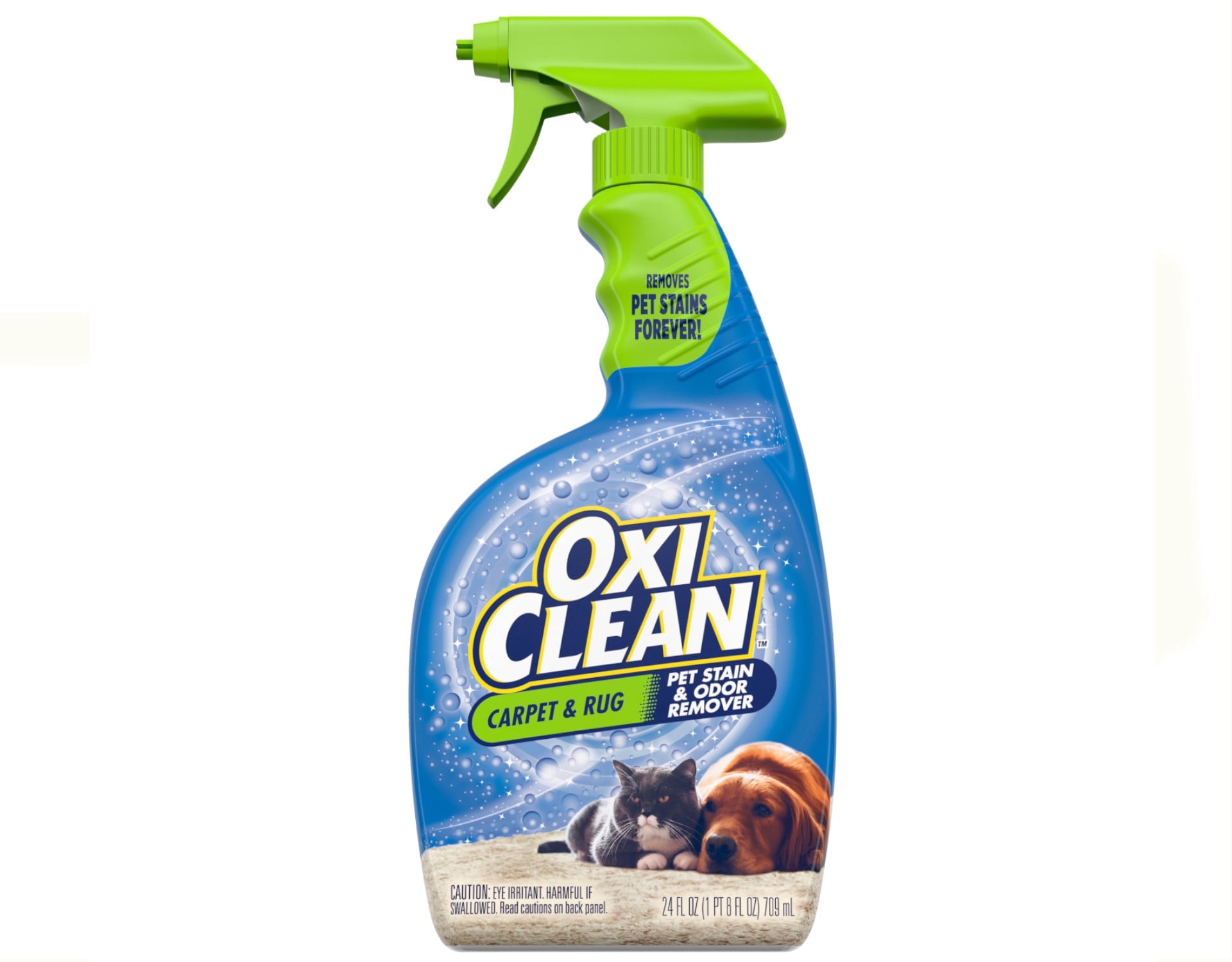 OxiClean Carpet and Rug Cleaner, Pet Stain and Odor Remover Spray, 24 fl oz - Pack of 4