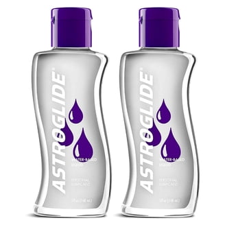Astroglide Natural Water-Based Personal Lubricant, Pleasure Enhancer, 2.50  oz - Pack of 4 - Walmart.com
