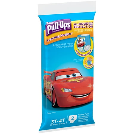 Pull-Ups Boys' Learning Designs Training Pants, Size 3T-4T, 2 Count (Trial Pack)