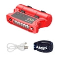 thumbnail image 1 of Clip LED en Las Luces de La Tapa Manos Libres Sombrero Luz 180  degree Rotación Ajustable Tapa Linterna Linterna Clip de Faro para Viajar Noche Fuera Lectur Cálido Rojo, 1 of 8