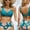 Color 01, variant on Women's Bikini Swimsuit Front Cross Lace Up Two Piece Bathing Suit