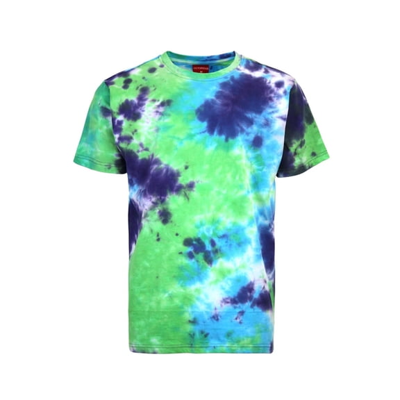 Victorious Men's Multi Color Graphic Tie Dye T-Shirt