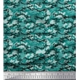 thumbnail image 1 of Soimoi polyester Crepe Fabric Two Tone Camouflage Printed Craft Fabric by the Yard 42 Inch Wide, 1 of 1