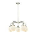 thumbnail image 3 of Innovations Lighting - Beacon - 5 Light Stem Hung Chandelier In Art Deco, 3 of 5