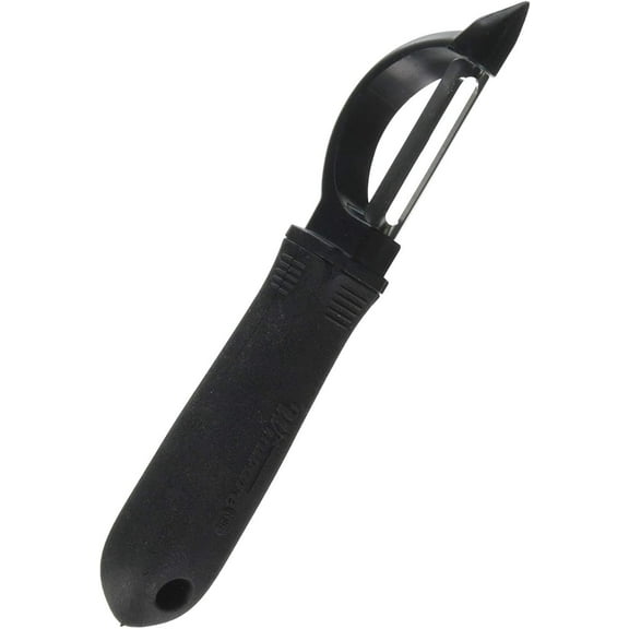 Winco Plastic/Rubber Vegetable Peeler, Black
