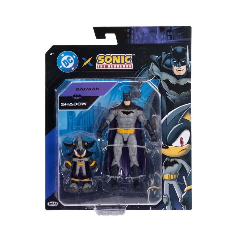 Sonic X DC Action Figure Multipack - Shadow 2.5in, Batman 5in