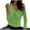 Green, variant on Dgankt Sweaters for Women Casual Solid Color Long-Sleeve Top Knit V-Neck Twist-Detail Sweater,Sizes S-2XL