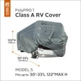 thumbnail image 3 of Classic Accessories OverDrive PolyPRO 1 Class A RV Cover, Fits 30' - 33' RVs - Breathable and Water Repellant RV Cover (80-163-181001-00), 3 of 7