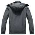 thumbnail image 2 of Men's Fleece Lined Winter Jacket Water Repellent Windbreaker Outdoor Warm Snow Coat with Detachable Hood, 2 of 4