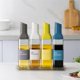 thumbnail image 2 of Botella dispensadora de aceite Contenedor de condimentos con tapa automática Condimento líquido Botellas de gran capacidad, Azul, 2 of 5