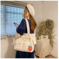 thumbnail image 3 of Bolso de mujer, tipo mensajero, estilo preppy, para estudiantes, para libros, de nailon, para el hombro, para ir al trabajo, 3 of 5