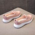 thumbnail image 4 of Zapatillas de deporte sin cordones con soporte para el arco para caminar, zapatos de trabajo casuales antideslizantes para mujeres, 4 of 9