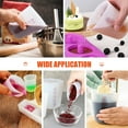 thumbnail image 6 of Badiano 3 Pcs High Heat Flexible Silicone Cups Set with ml/oz Marked  for Measuring Pouring, White, 6 of 7