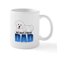 thumbnail image 2 of CafePress - Bichon Frise Dad Mug - 11 oz Ceramic Mug - Novelty Coffee Tea Cup, 2 of 6