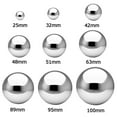 thumbnail image 2 of Boule de Visualisation en Acier Creux Miroir Sphère Polie pour Maison Jardin R2E5, 2 of 9
