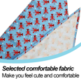 thumbnail image 3 of uds pañuelo para perro corbata tinte dibujo triángulo bufanda para perro pañuelo lavable niña pañuelos para perro accesorios ajustables, 3 of 5