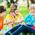 thumbnail image 3 of Máquina de burbujas de agua de 90 ml para niños, juguete de jirafa de 10 agujeros, totalmente automática, de mano, para verano y exteriores., 3 of 6