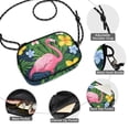 thumbnail image 3 of FORMRS Mini Crossbody Bag for Women Adjustable Rope Shoulder Casual Phone Purse, Pink Flamingo Pattern, 3 of 7