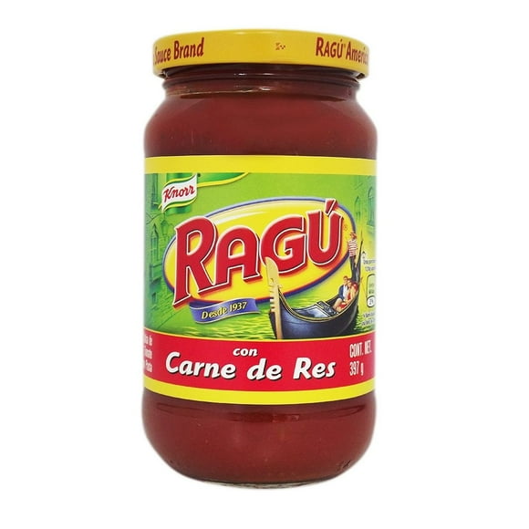 Salsa para pasta Ragú con carne de res 397 g