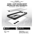 thumbnail image 3 of [PST] Samsung Galaxy S24 Ultra Hard Case, Transparent Back Hard PC Matte TPU Hybrid Case Cover, 3 of 4