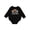 AB-Black, variant on Inktastic Football My Daddy is the Coach Baby Fleece Bodysuit