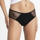 thumbnail image 1 of Calzón Menstrual Kiwitas Classic Plumeti Negro Chica, 1 of 5