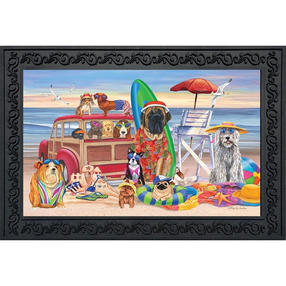Briarwood Lane Dog Days of Summer Nautical Doormat