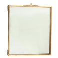 thumbnail image 1 of GUOOL Standing 5.5 x 6.3" Double Glass Vintage Brass Photo Picture Frame, 1 of 9