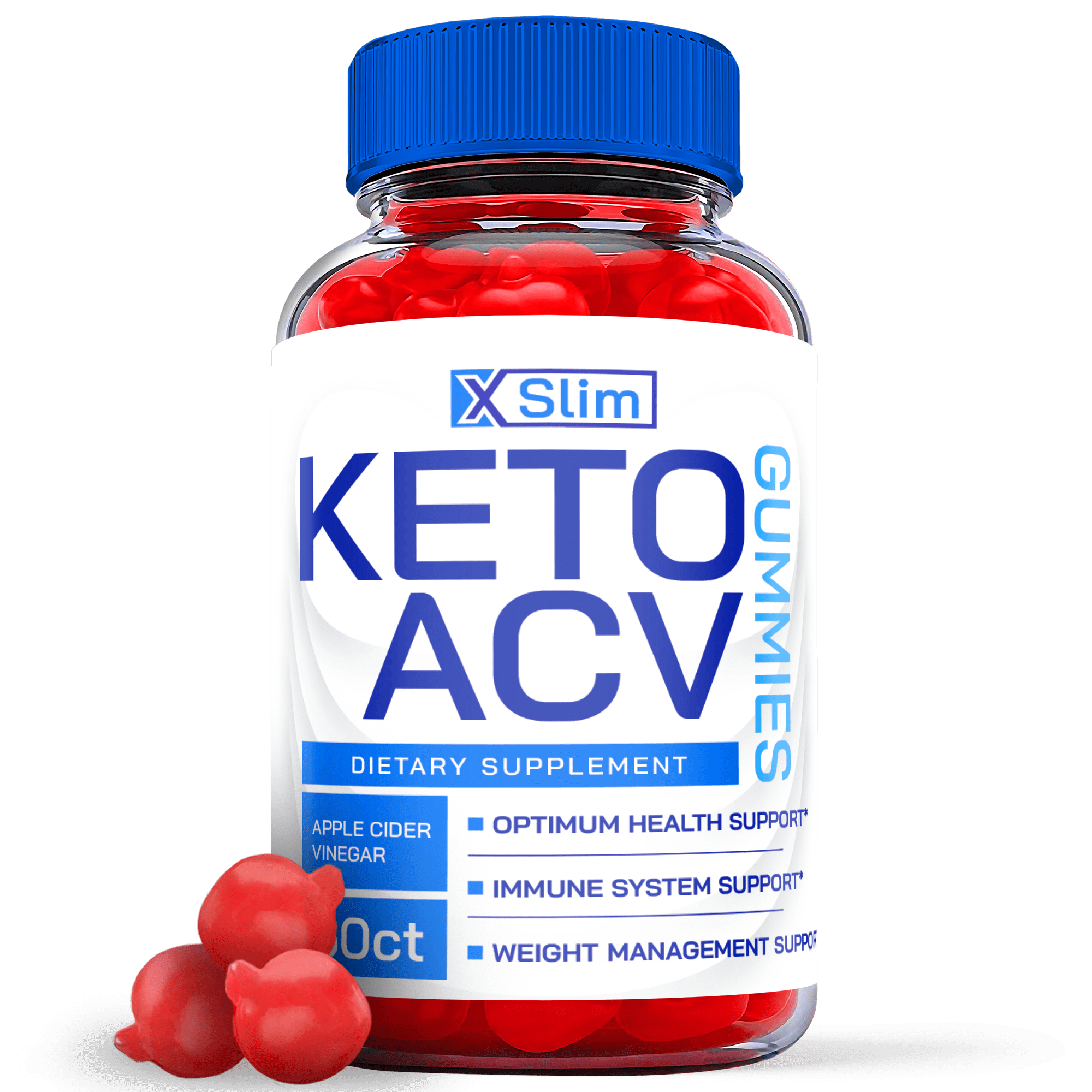 (1 Pack) X Slim Keto ACV Gummies Supplement for Weight Loss Energy
