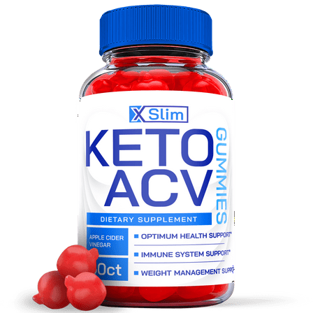 (1 Pack) X Slim Keto ACV Gummies - Supplement for Weight Loss - Energy & Focus Boosting Dietary Supplements for Weight Management & Metabolism - Fat Burn - 60 Gummies