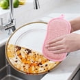 thumbnail image 4 of Cleaning Sponge Kitchen Double Sided Multi Functional Thick Durable Scrub Brush With Dip Glue And Dual Cloth Layers, 4 of 6