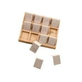 thumbnail image 2 of 12pcs Earring Card Holder with Tray for Jewelry Accessory Display Beige, 2 of 10