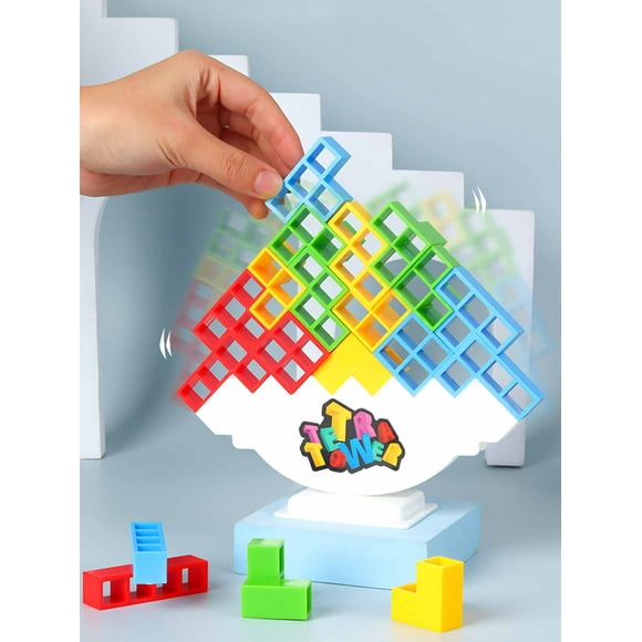 16pcs Balance Game Rocking Stacked Tower Building Blocks Toy
