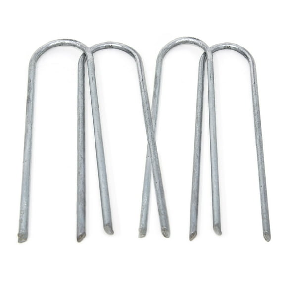 Skywalker Trampolines 4-Pack Heavy Duty Wind Stakes - Galvanized Steel Ground Anchors, Fits Trampoline Legs up to 2" Diameter, for Storm & Wind Stabilization
