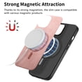 thumbnail image 4 of JTCASES for iPhone 13 Case, PU Leather Shockptoof TPU Shell Magnetic Wireless Charging  Car Mount, Anti-sacratch Shockroof Durable Slim Thin for iPhone 13, Pink, 4 of 12