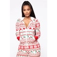 thumbnail image 4 of REDHOTYPE Nouvelle Combinaison à Capuche Zippée Décontractée pour Femme Pyjama de Noël Pyjama Familial Pyjama des Fêtes, 4 of 5