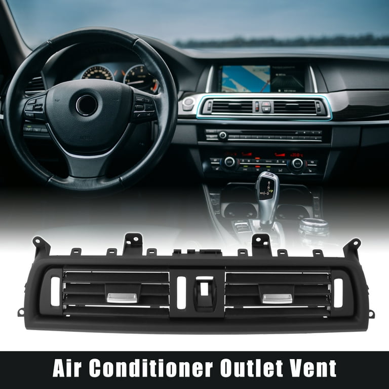 1 Set Car Dashboard Air Conditioner Outlet Vent Grille Cover with  Installation Tools 64229166885 for BMW 5 Series Black 