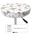 thumbnail image 4 of Hirioo Funny Chicken for Round Bar Stool Seat Covers Washable Stool Cushion Slipcover Elastic Bar Chair Covers for 12-14 Inch Chair-13 inch, 4 of 7