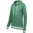 thumbnail image 5 of Holloway Sportswear L Womens All-American Funnel Neck Pullover Dark Green Heather/White 229763, 5 of 5