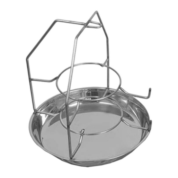 Cesta para cenizas, bandeja resistente, contenedor portátil multifuncional de acero inoxidable robusto Altura 325 cm
