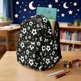 thumbnail image 3 of Xoenoiee Soccer Star Print Backpack for Kids Boys, Large Capacity School Backpack Bookbag Lightweight Casual Daypack with Adjustable Shoulder Strap for Travel Hiking School, 3 of 7