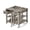 rustic grey, variant on VEANERWOOD Set of 2 End Tables with Charging Station, Narrow Side Tablefor Small Space, Skinny Nightstand with Storage Drawer, Rustic Grey