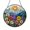 Acrylic 3.5 Inch, variant on Sunny Highland Flower Suncatcher Circle Window Panel Ornament Art
