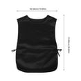 thumbnail image 4 of Water and Oil Resistant Art Smock Apron for Adults Black DIY Design Lightweight Comfortable, 4 of 7