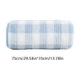 thumbnail image 3 of Btomtd Thickened Fleece Hand Towels in Checkered Household Bath and Face Towel Super Absorbent Towels with Hanging Lanyard - 29.52'x13.77', Blue, 3 of 6