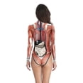 thumbnail image 2 of Mono elástico con estampado de músculos para fiesta de Halloween en 3d, traje de cuerpo de anatomía humana, disfraz de Cosplay, Catsuit, 2 of 4