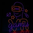 thumbnail image 3 of Handmadetneonsign VR Games Neon Sign, Virtual Reality Neon Light Wall Art Decor, Gaming Room Wall Decor, 3 of 5