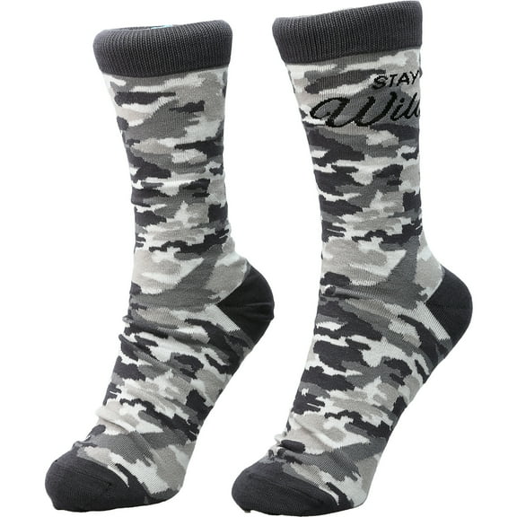 Pavilion Gift Company - Stay Wild - S-M Cotton Blend Sock